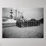 U.S.S. Brooklyn & Marine Corps Guard Company: 1897 Posters