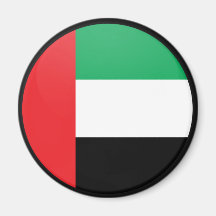 Uae quality Flag Circle Magnets
