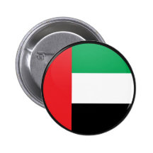 Uae quality Flag Circle Pinback Buttons