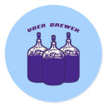 Uber Brewer stickers