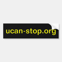 ucan-stop.org bumper stickers
