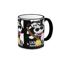 Udderly Awesome Cow Mugs