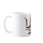 UEG Never Lie slogan coffee mug