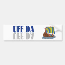 UFF DA BUMPER STICKER