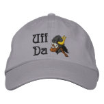 Uff Da Scandinavian Viking in Helmet embroidered hats