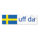 Uff Da Sweden bumper stickers