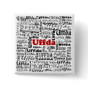 Uffda Square Pin buttons