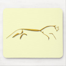 Uffington Horse gold mousepad