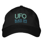 UFO BLACK OPS cap embroidered hats