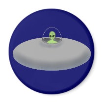 UFO (blue) magnet