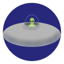 UFO (blue) stickers