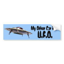 UFO Bumper Sticker