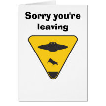 UFO Cattle greeting card