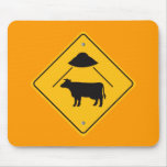 UFO Cow Abduction Mousepad