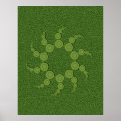 crop circle poster