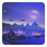 UFO galaxies stickers