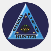 UFO Hunter Stickers