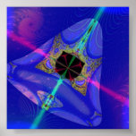 Ufo in Distant Galaxy Poster