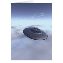 UFO in Flight Card