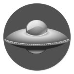 UFO in Metallic stickers