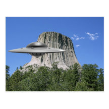 UFO Salamander at Devils Tower Post Cards