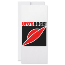 UFO's Rock! Personalized Rack Card