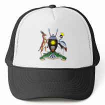 Uganda Coat of Arms Mesh Hat