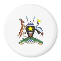Uganda Coat of Arms Fridge Magnets