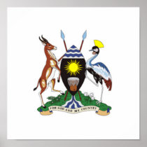 Uganda Coat of Arms Print