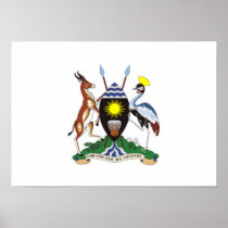 Uganda Coat of Arms Print