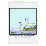 Ugly Duckling: Swan cartoon cards