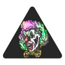 Ugly Evil Clown Stickers