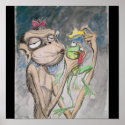 Ugly Monkey Ugly Frog posters
