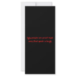 Ugly People Are Funny rack cards