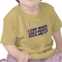 UGLY PEOPLE BLUE TEE SHIRT