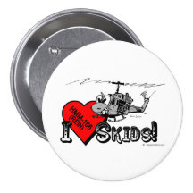 UH-1N I Love Skids button