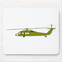 UH-60A Utility Helicopter Mousepads