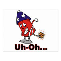 Uh Oh Postcard