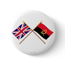 UK and Angola Crossed Flags