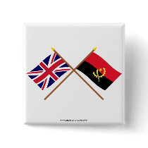 UK and Angola Crossed Flags