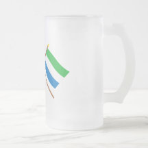 UK and Sierra Leone Crossed Flags Coffee Mug