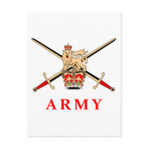 UK Army Postcard