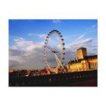 UK) Beautiful LONDON EYE Scenery  Postcard