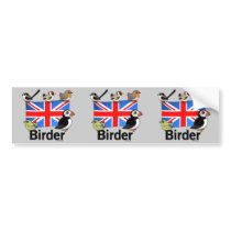 UK Birder bumper stickers