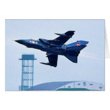 UK blue jet Greeting Card