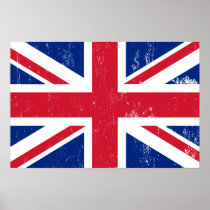 UK British Great Britain England English Flag Print