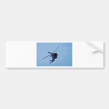 UK Coastguard helicopter. Bumper Sticker