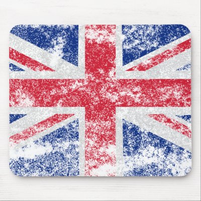 UK - Distressed Mousepad by LifeEmbellished