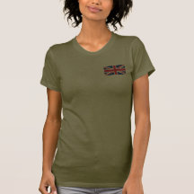 UK Flag and Map T-Shirt