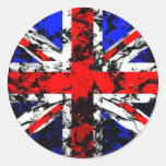 UK Flag Round Stickers
